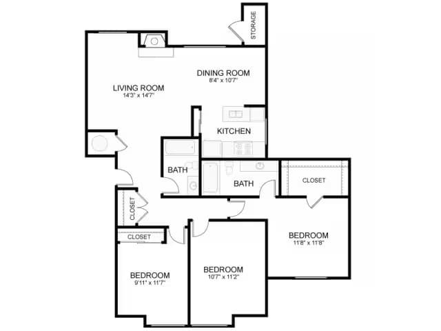 Rainier EE-201 floor plan