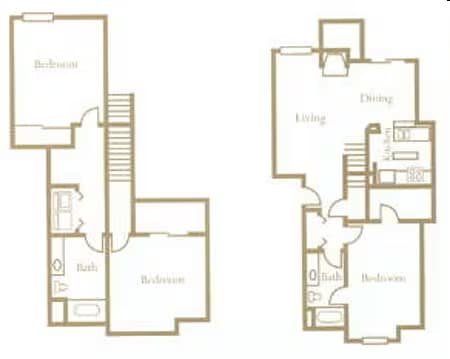 Town Home G206 floor plan