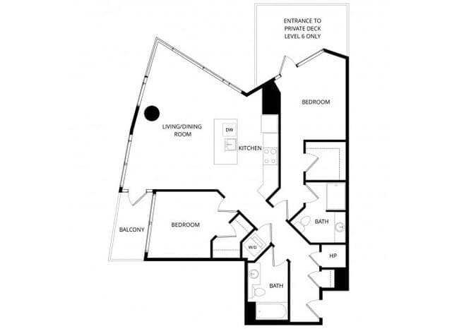 Unit 0601 0610 floor plan