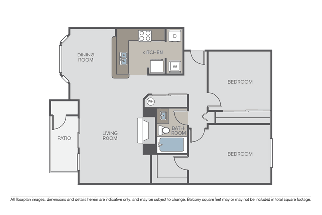 Unit 01D206 01H103 floor plan