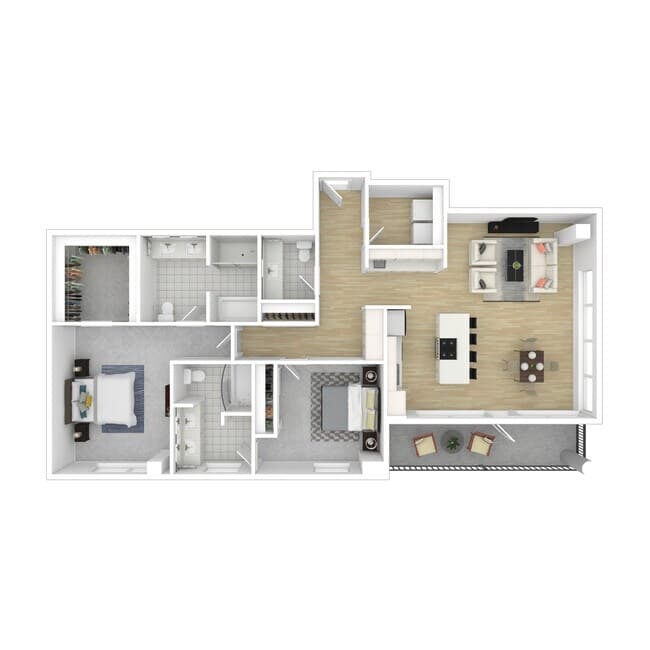 PH_UnitC 2803 floor plan
