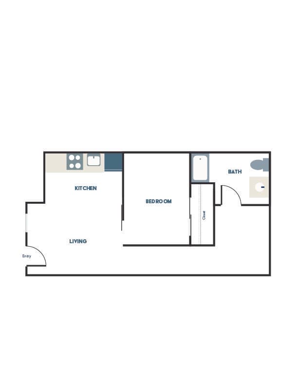 1x1 - C14 - Affordable 210 floor plan