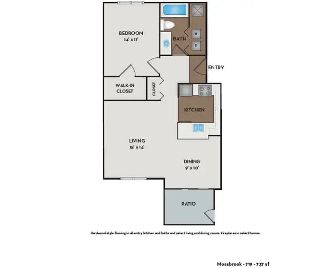 Unit J302 J302 floor plan