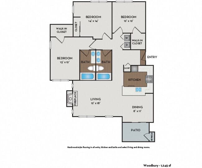 Unit J108 J108 floor plan