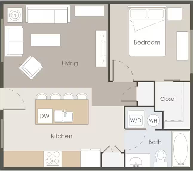 Deluxe - 1st Floor floor plan