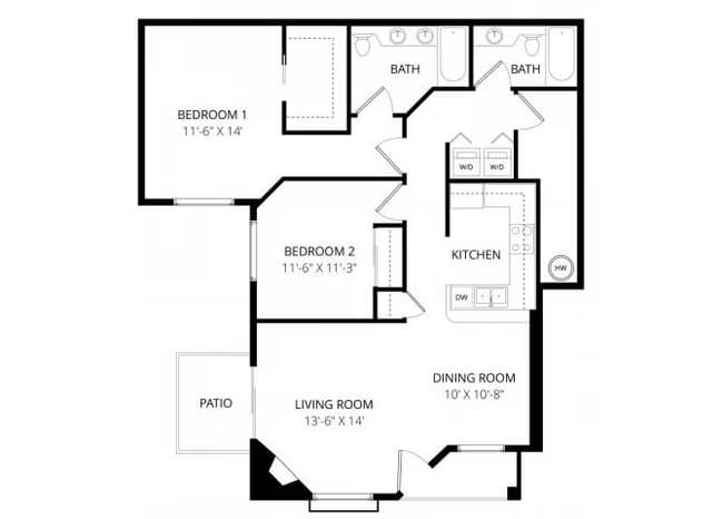 Unit N113 N113 floor plan