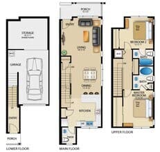 2 Bedroom 2.5 Bath C107 floor plan