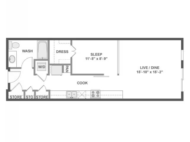 A3b North-336 floor plan