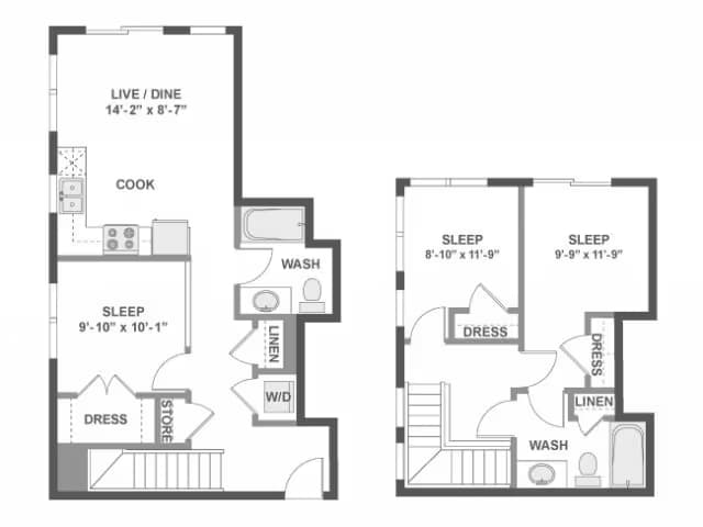 D1L North-250 floor plan