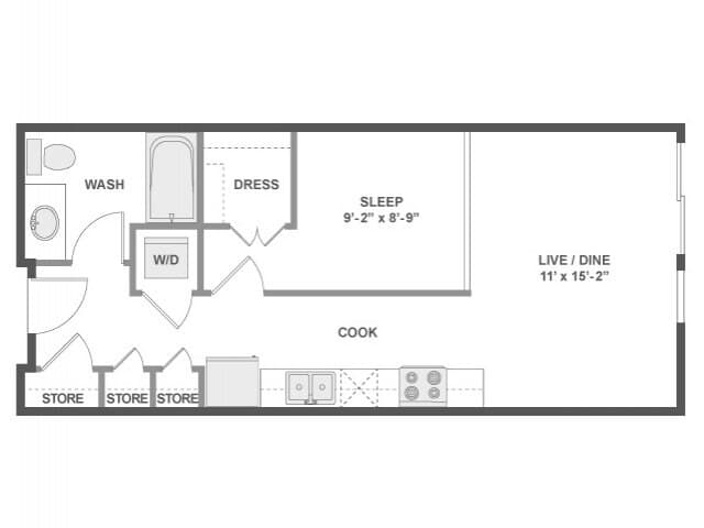 E1 North-168 floor plan