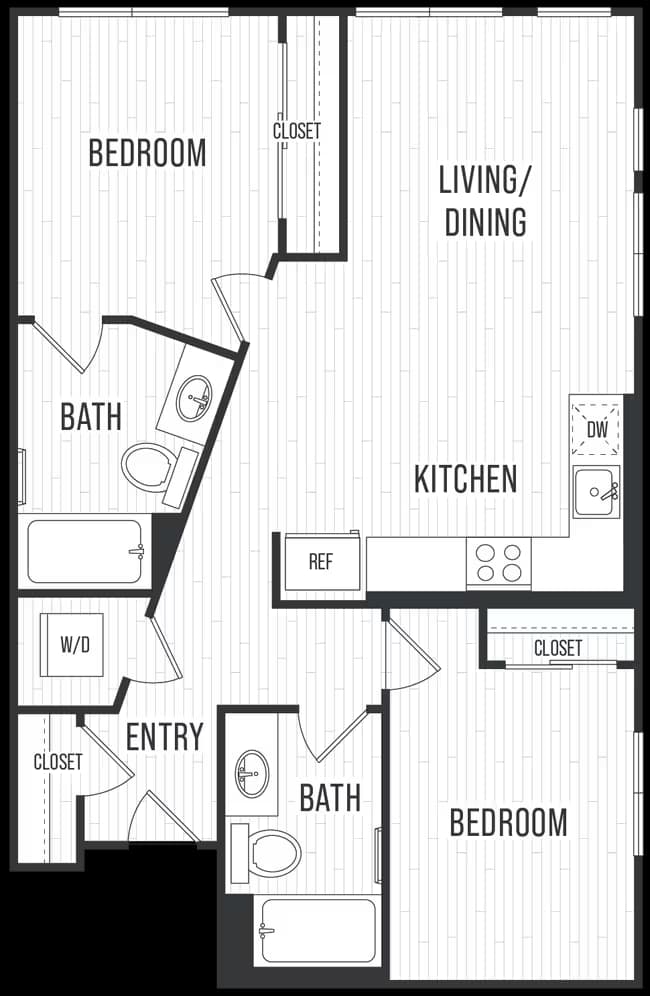 2B B930 floor plan