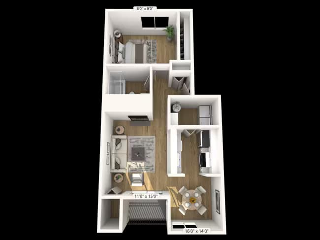 1x1Cc X106 floor plan