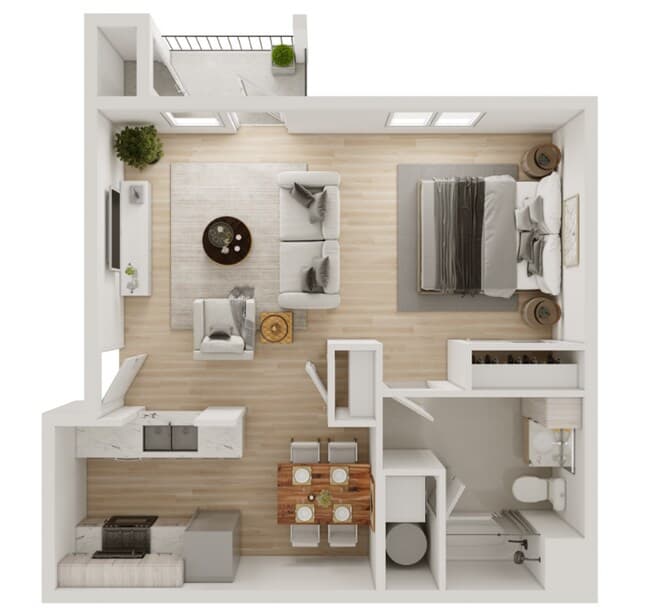 The Ellinor, 3rd floor, 1390/A-Bldg 1390-303 floor plan