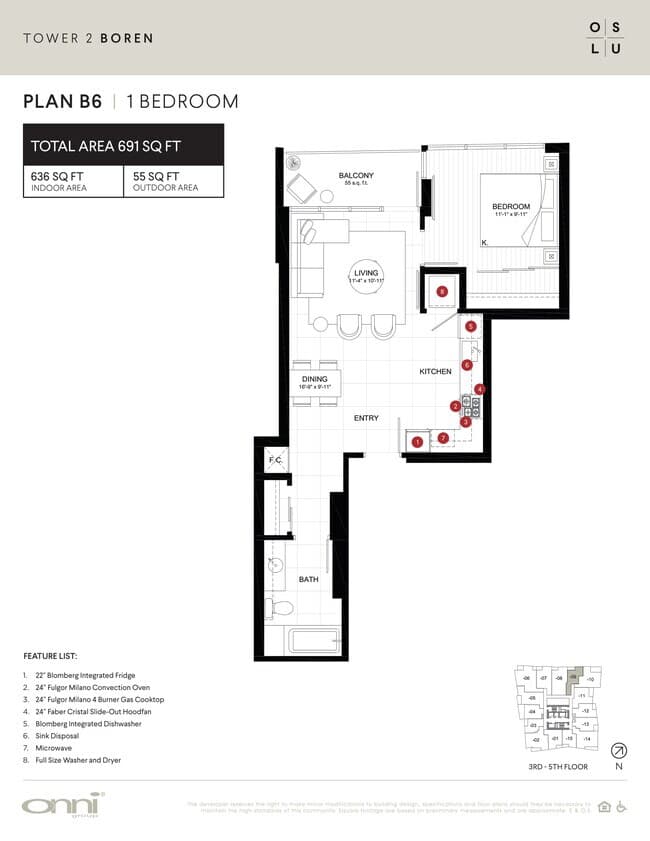 Boren B6 0309 floor plan