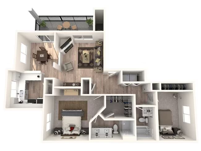 THE IDYLWOOD RENOVATED S305 floor plan