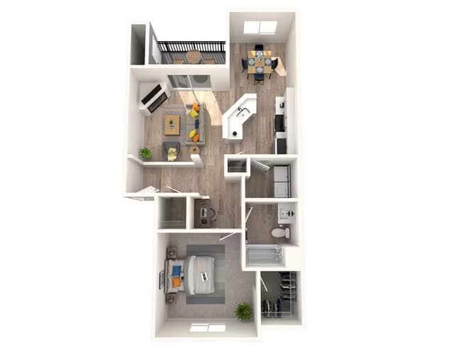 THE SAHALEE RENOVATED H203 floor plan