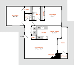 Plan 2A 302 floor plan