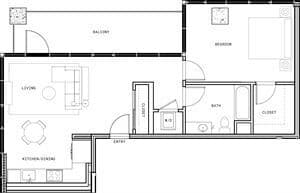 A13 W411 floor plan