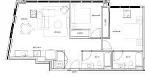 B1MFTE W512 floor plan