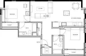 B4 E1314 floor plan