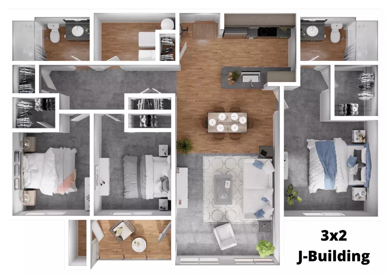 Fulton B301 floor plan