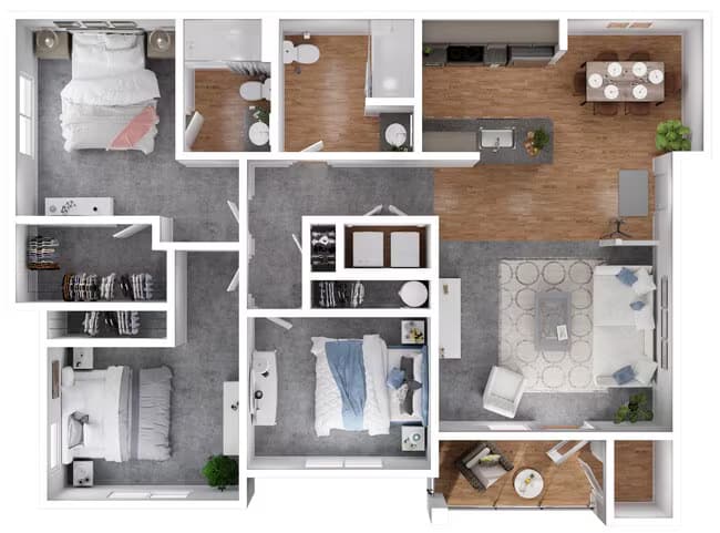 Fulton B407 floor plan