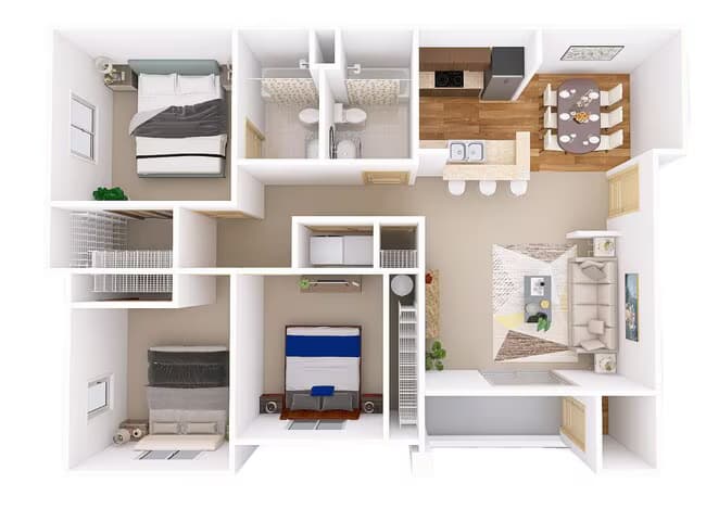 Daisy E104 floor plan