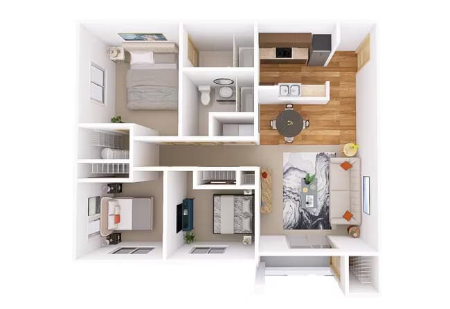 Lupine A502 floor plan