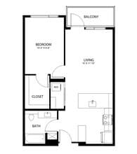1x1 C5 507 floor plan