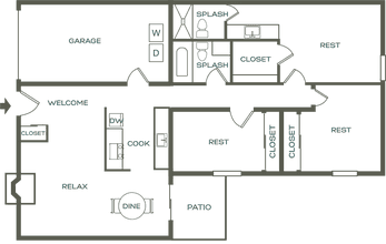 The Linden 8246 floor plan