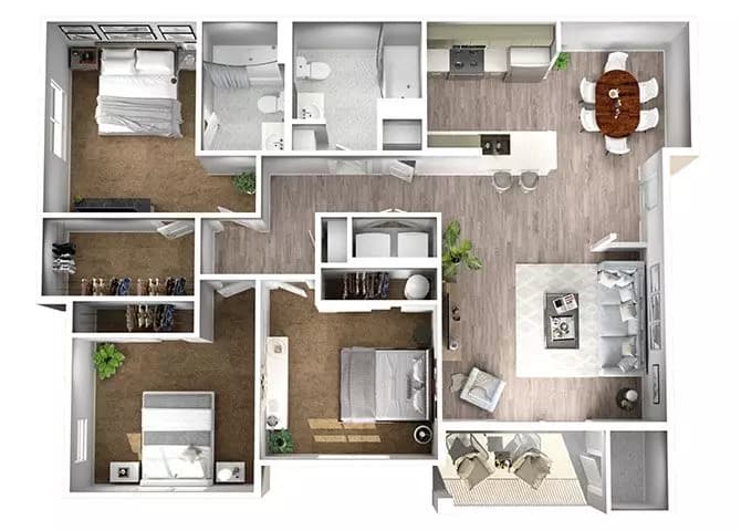 Kingston B205S floor plan