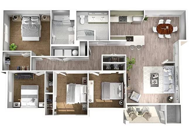 Chelese E308S floor plan