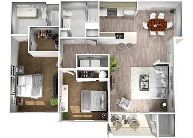 Unit B204S B204S floor plan