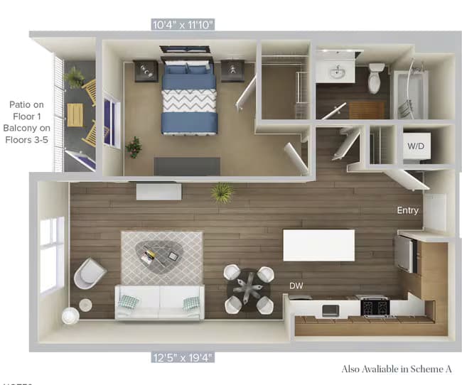 A4-763-B 03A-204 floor plan