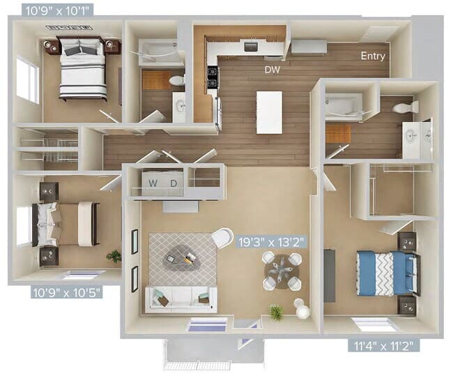 C1-1293-B 03A-119 floor plan