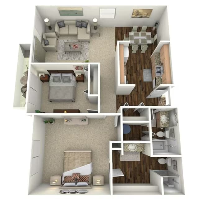 2X2R 110 floor plan