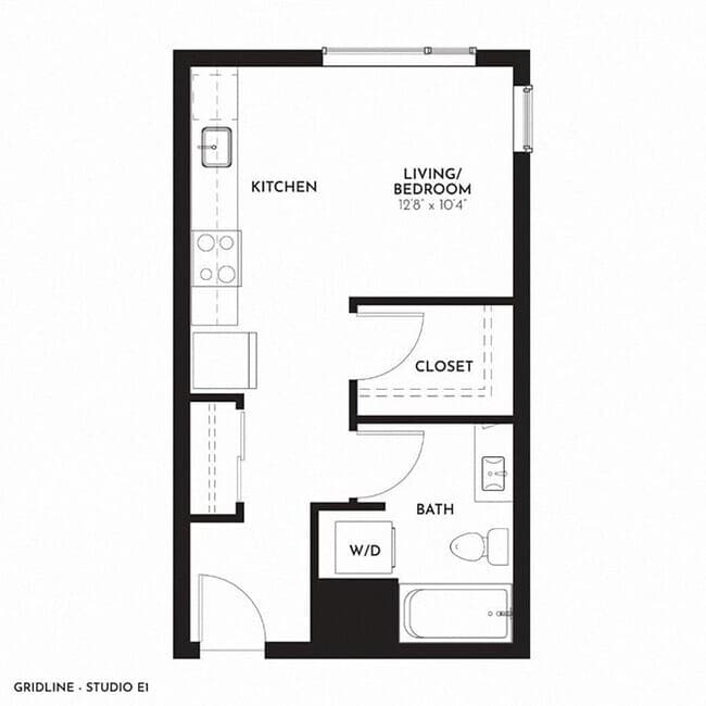 Studio E P05W floor plan