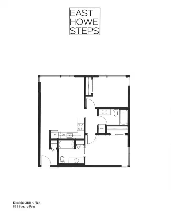 Eastlake 2BD A 367 floor plan