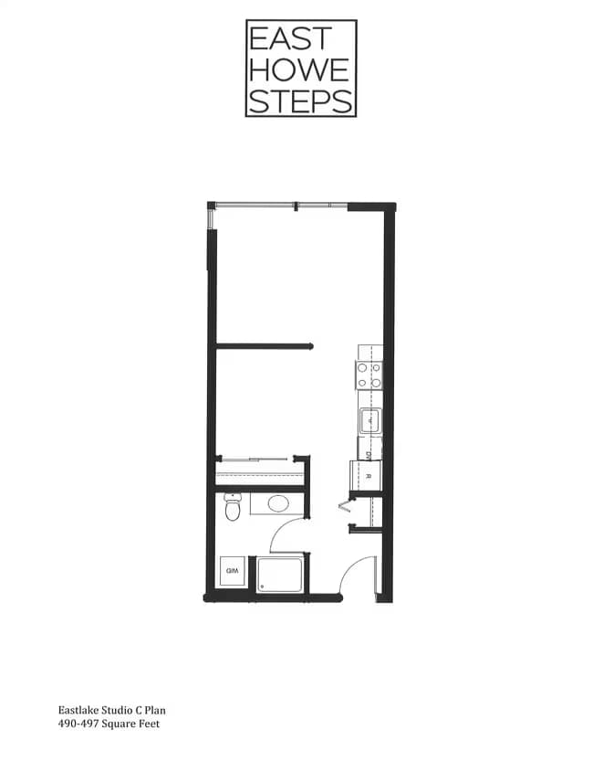 Eastlake Studio C 258 floor plan