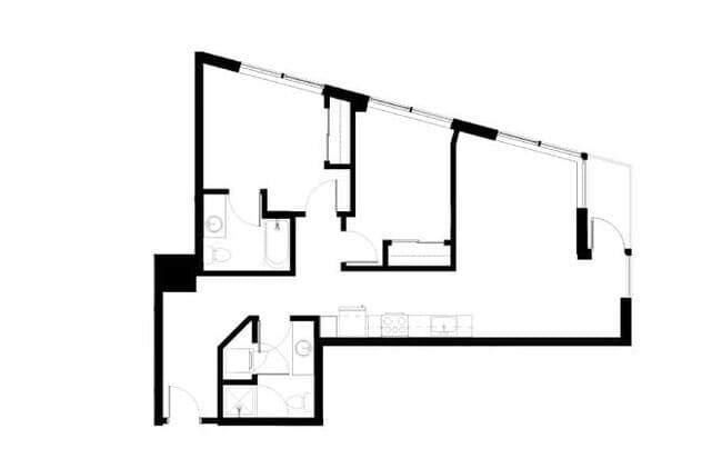 2x2 B MFTE 1118 floor plan