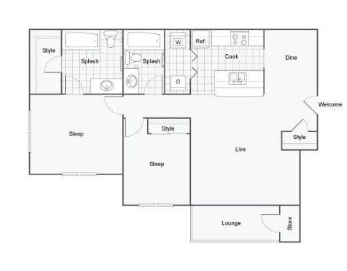 The Pine E304 floor plan