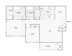 The Pine C204 floor plan