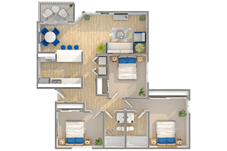 C1 B-B201 floor plan