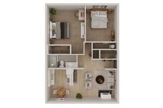2X1 66 floor plan