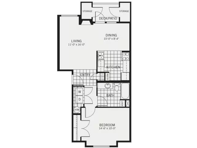 AVALON A-104 floor plan