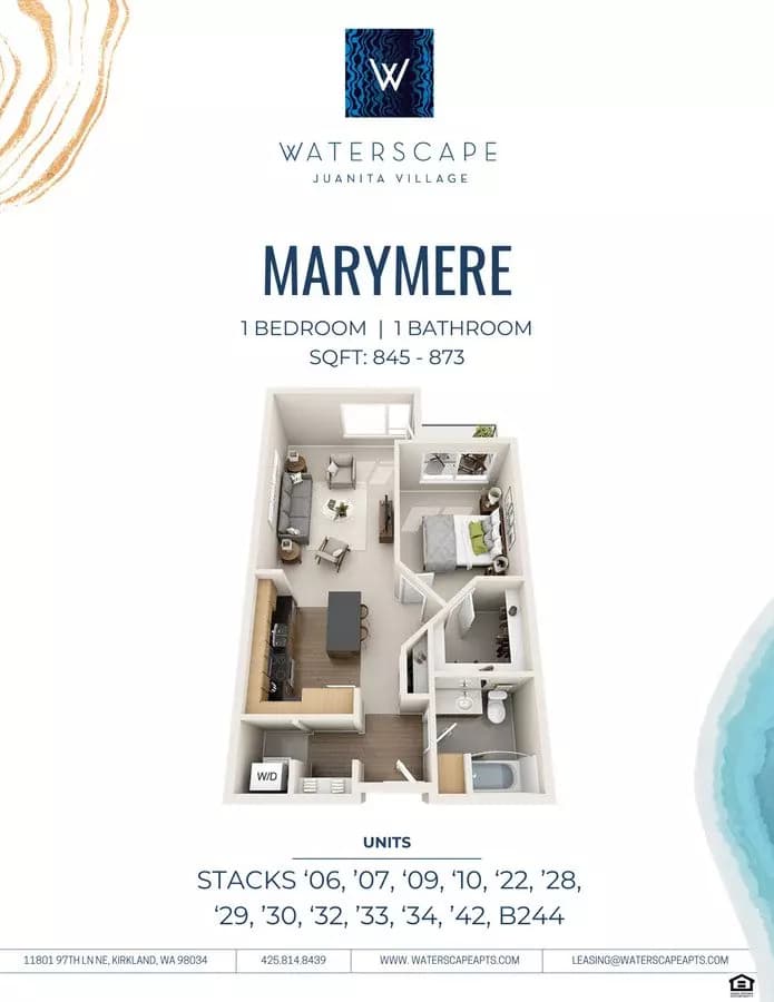 Unit A622 floor plan