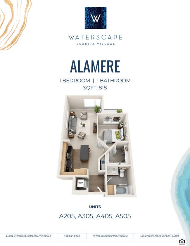 Alamere A405 floor plan