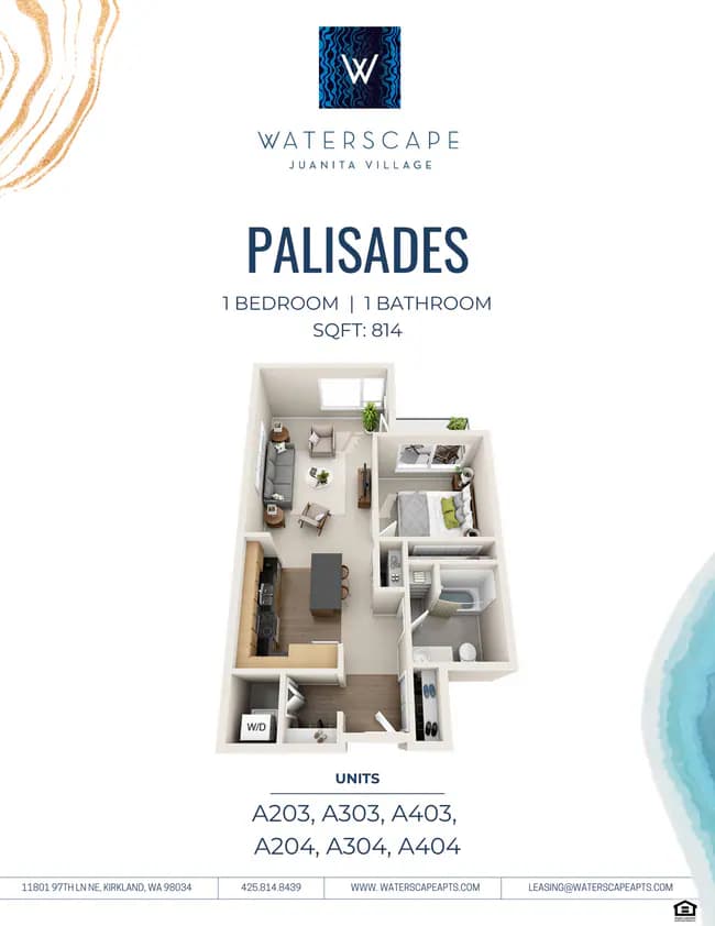 Palisades A203 floor plan