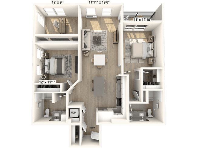 B3D 00A-348 floor plan