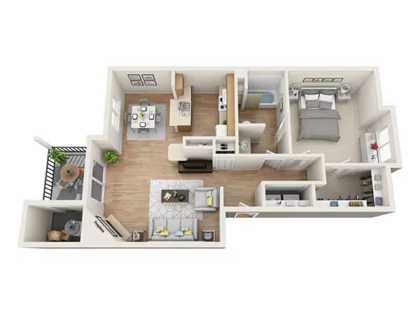 1x1 TMR 784 N202 floor plan